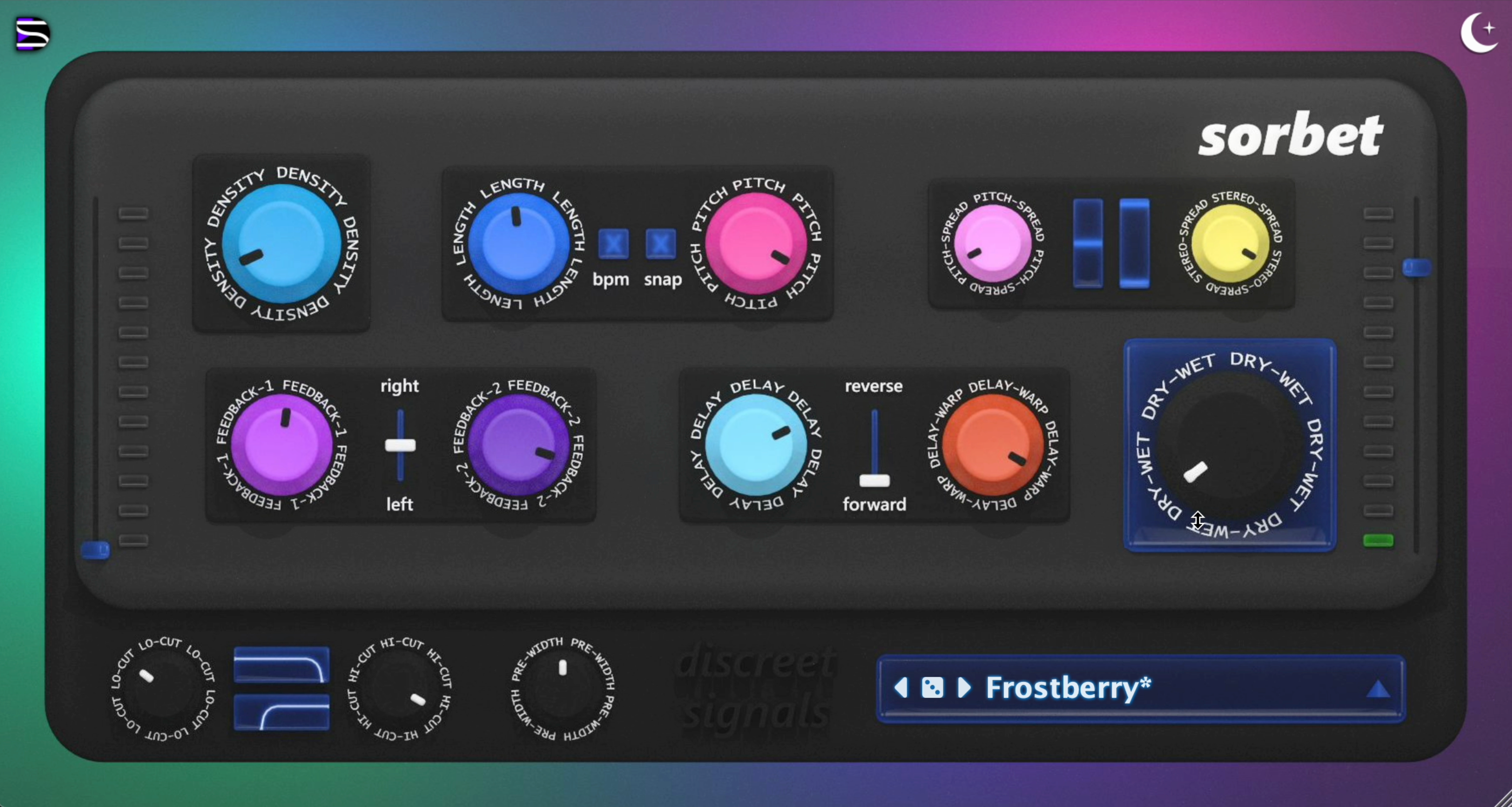 Load video: Preset: Frostberry | Source: Piano